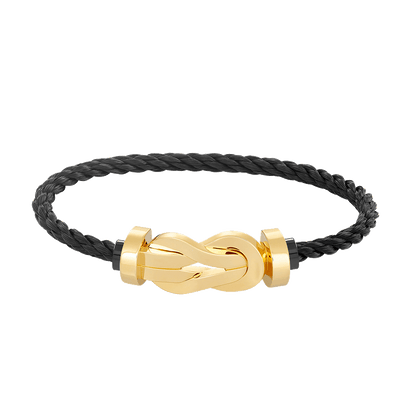 [⭐JeweliWhal]CHANCE LARGE 8 FIGURE BUCKLE NO DIAMOND BRACELET GOLD
