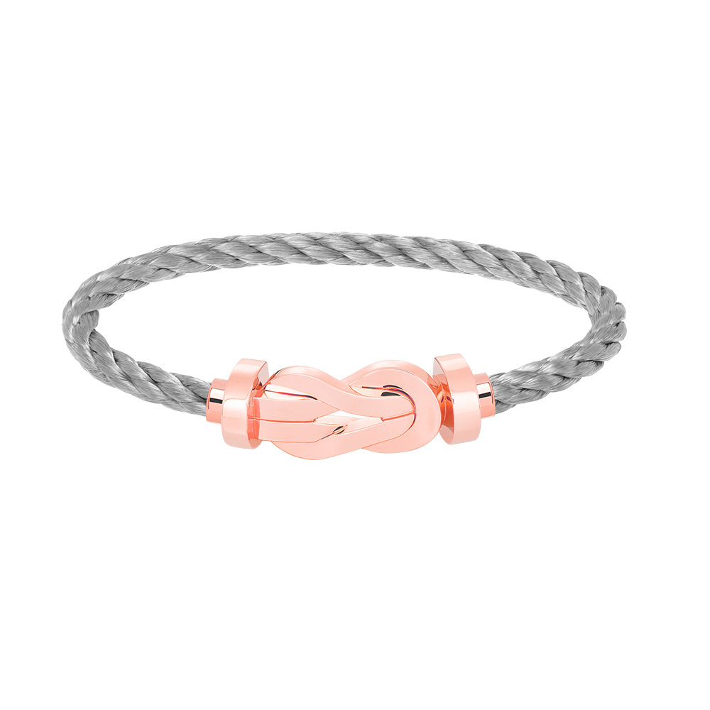 [⭐JeweliWhal]CHANCE LARGE 8 FIGURE BUCKLE NO DIAMOND BRACELET ROSE GOLD