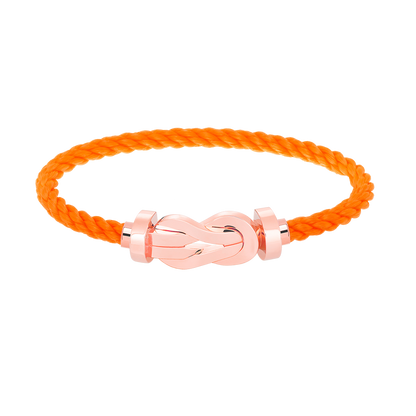 [⭐JeweliWhal]CHANCE LARGE 8 FIGURE BUCKLE NO DIAMOND BRACELET ROSE GOLD
