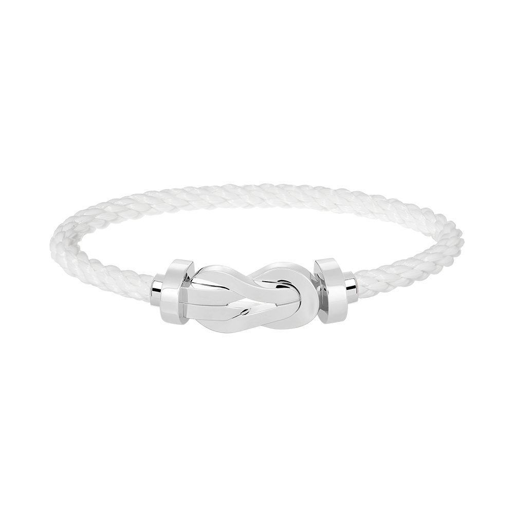 [⭐JeweliWhal]CHANCE LARGE 8 FIGURE BUCKLE NO DIAMOND BRACELET SILVER