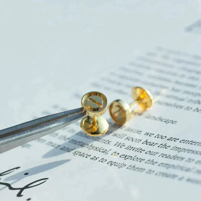 [⭐JeweliWhal]LOVE EARRINGS GOLD 10MM