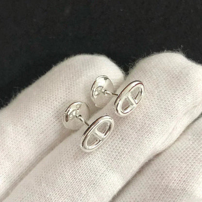[⭐JeweliWhal]CHAINE SMALL EARRINGS GOLD AND SILVER