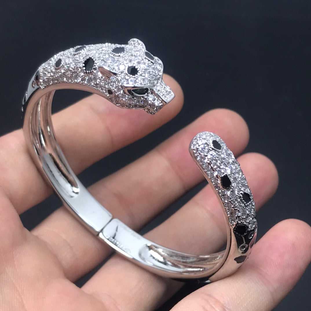 [⭐JeweliWhal]PANTHERE BIG BRACELET DIAMONDS