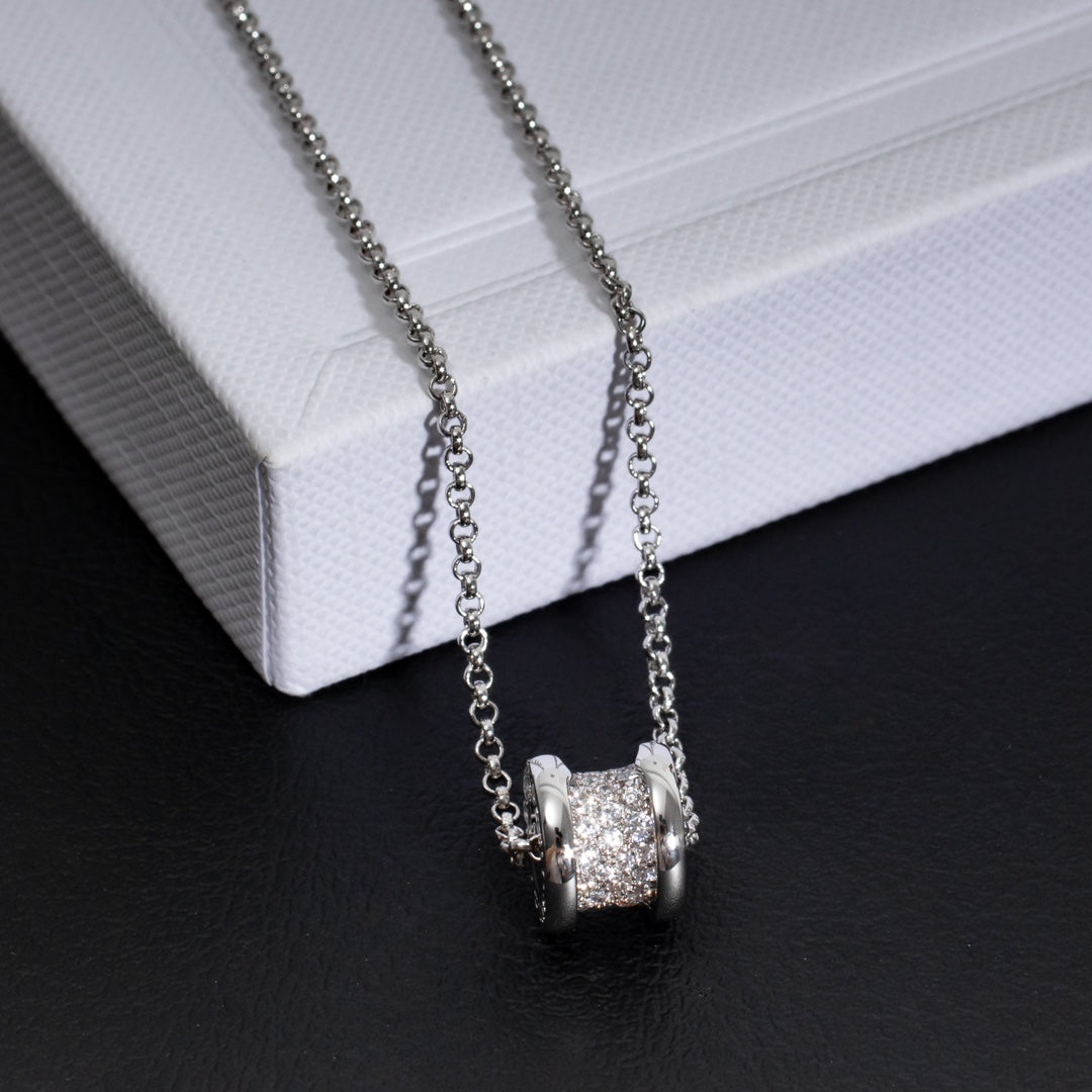 [⭐JeweliWhal]ZERO 1 SILVER DIAMOND NECKLACE