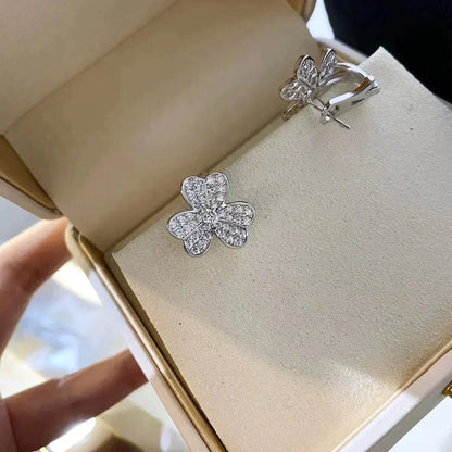 [⭐JeweliWhal]CLOVER COMOS DIAMOND EARRINGS SILVER