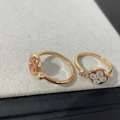 [⭐JeweliWhal]SUN 1 DIAMOND PINK MOP RING