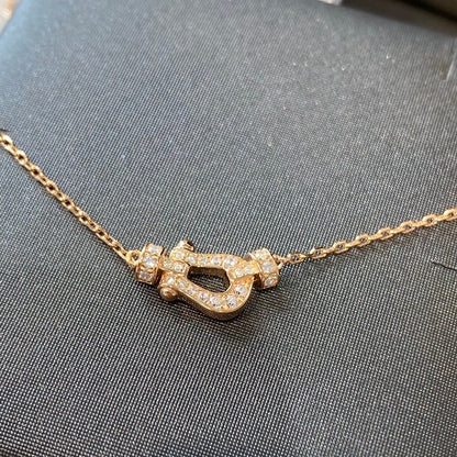 [⭐JeweliWhal]FORCE 10 DIAMOND PINK GOLD NECKLACE MINI MODEL
