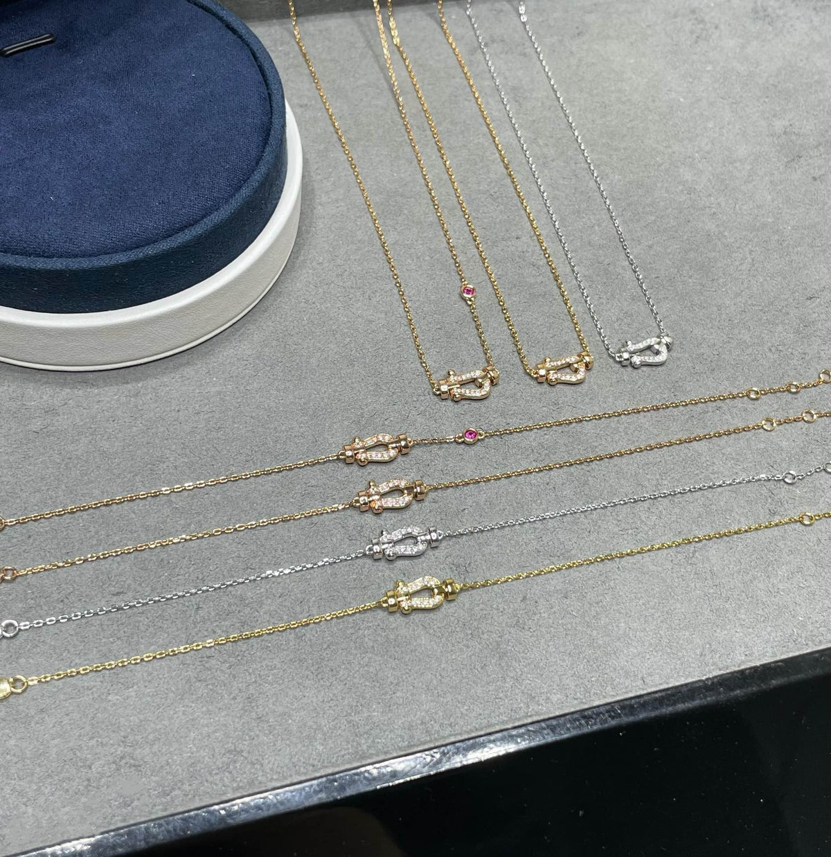 [⭐JeweliWhal]FORCE 10 DIAMOND PINK GOLD NECKLACE