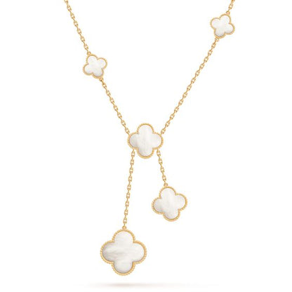 [⭐JeweliWhal]CLOVER MOTHER OF PEARL NECKLACE 6 MOTIF
