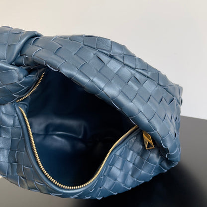 MINI JODIE 23 IN STEEL BLUE LAMBSKIN