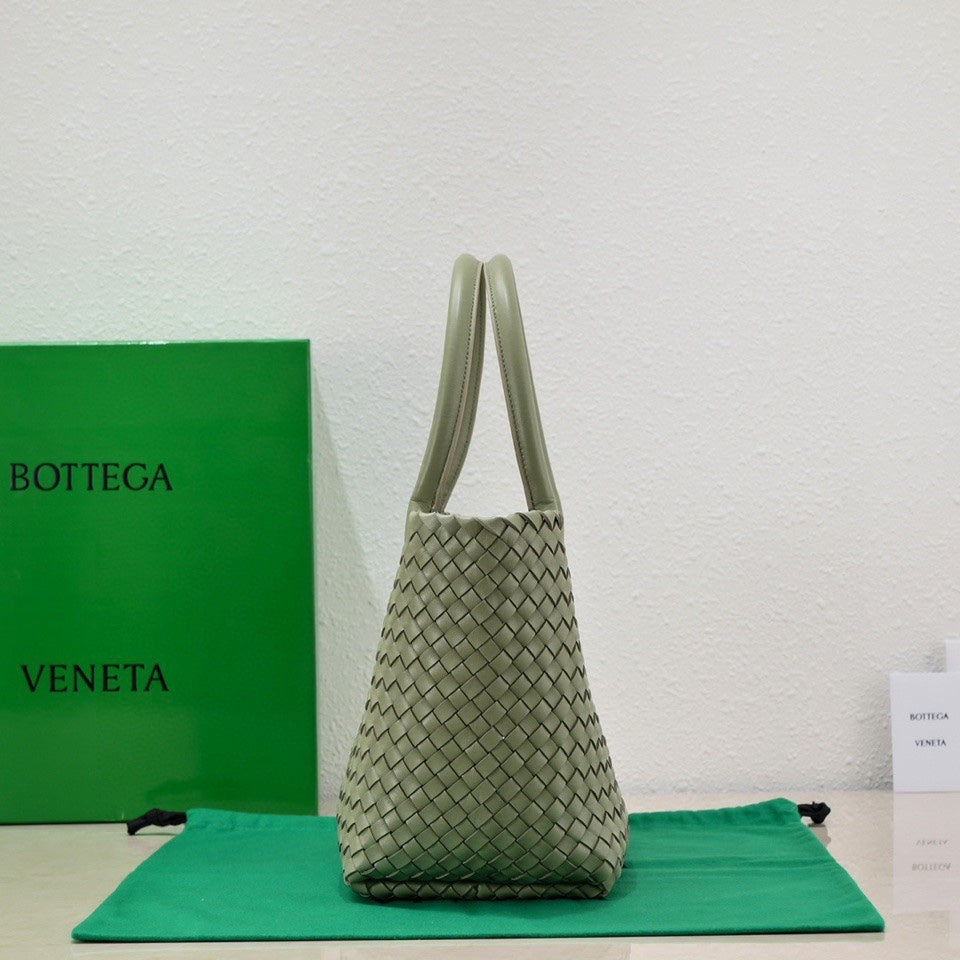 Large Cabat 45cm Light Green Lambskin Ghw