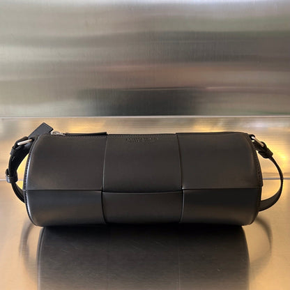 CYLINDER CASSETTE 30 IN BLACK CALFSKIN