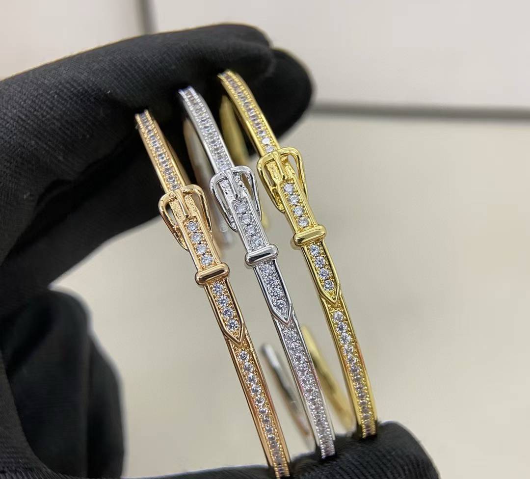 [⭐JeweliWhal]DIAMOND-ENCRUSTED BRACELET THREE COLORS