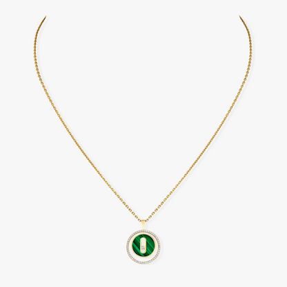 [⭐JeweliWhal]Demo MOVE 1 DIAMOND MALACHITE GOLD DIAMOND NECKLACE