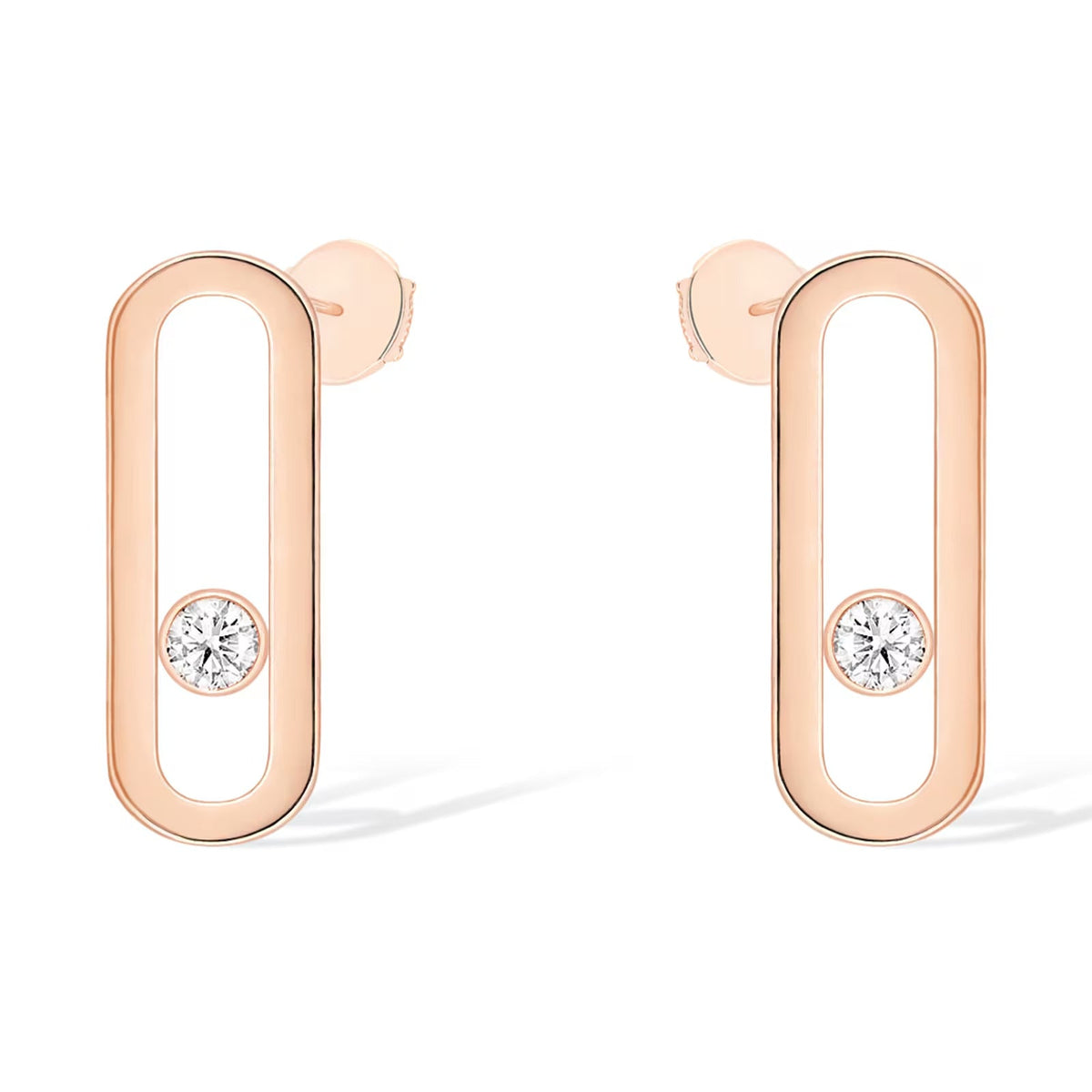 [⭐JeweliWhal]MOVE UNO SMALL 1 DIAMOND EARRINGS
