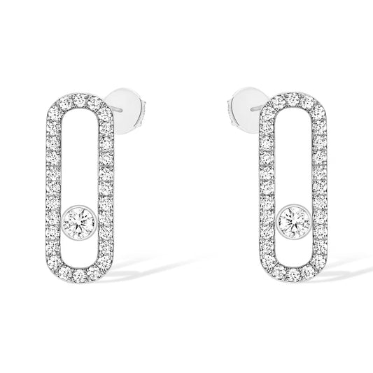 [⭐JeweliWhal]MOVE UNO STUD DIAMOND PAVED EARRINGS