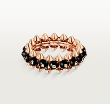 [⭐JeweliWhal]CLASH ELEGANT ROSE GOLD RING FEATURING NATURAL AGATE