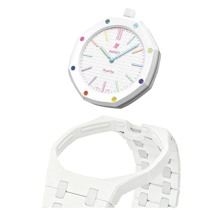 Oak Pop Exclusive White Bioceramic Strap