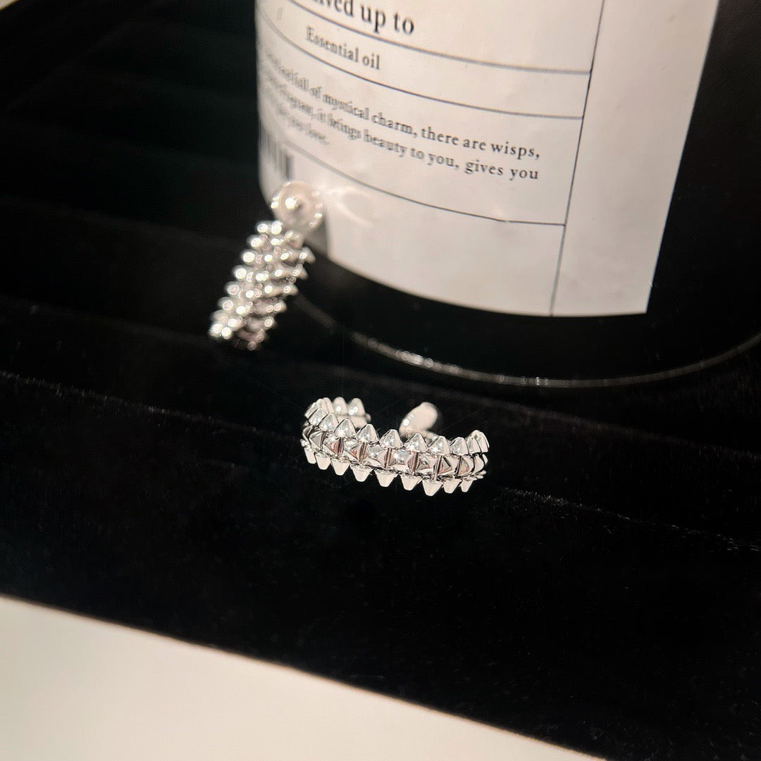 [⭐JeweliWhal]CLASH SMALL HOOP EARRINGS