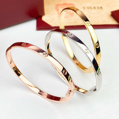 [⭐JeweliWhal]LOVE BRACELET 3.65MM NO DIAMONDS