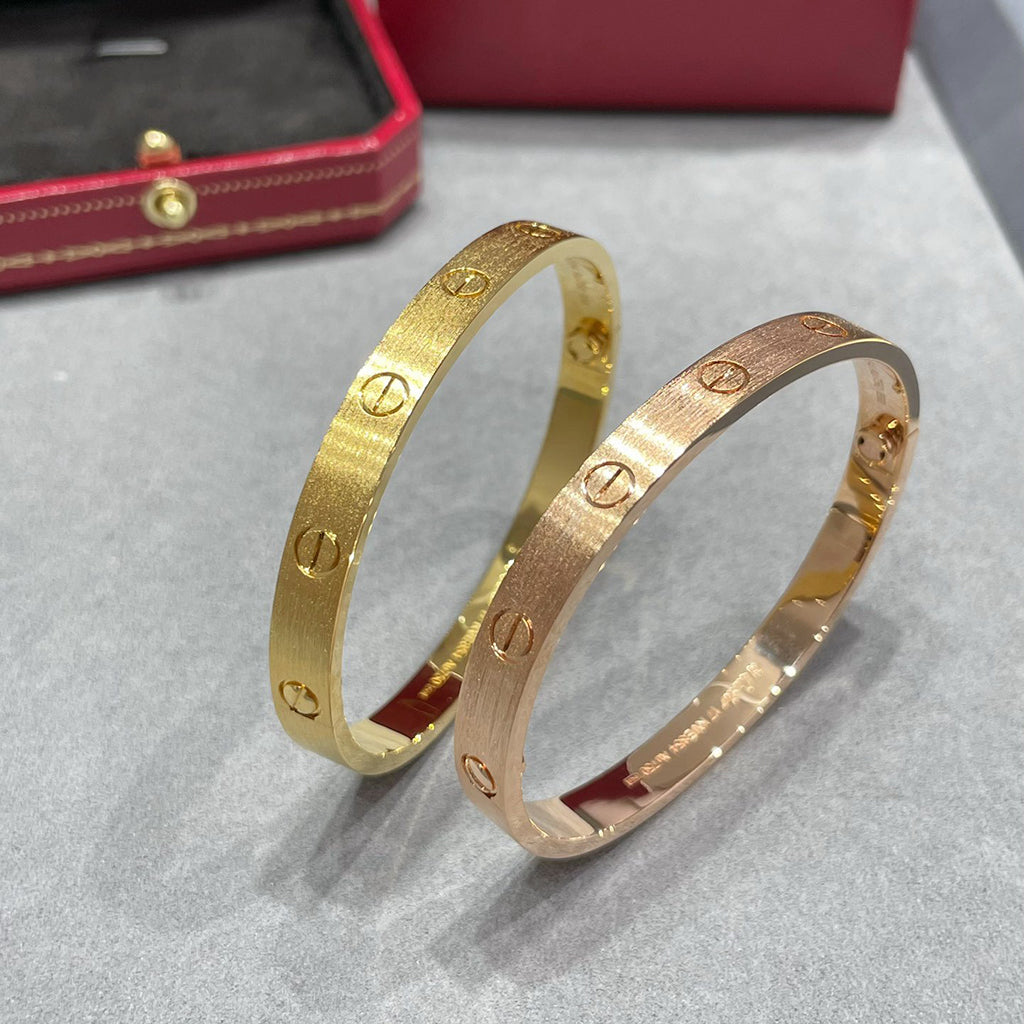 [⭐JeweliWhal]LOVE BRACELET 6.1MM BRUSHED