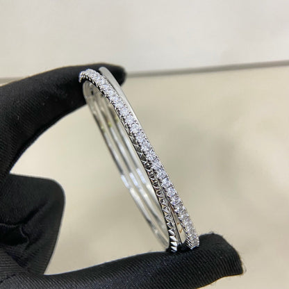 [⭐JeweliWhal]ETINCELLE HALF-PAVED DIAMOND BRACELET