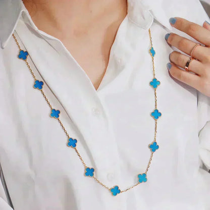 [⭐JeweliWhal]CLOVER 20 MOTIFS TURQUOISE GOLD
