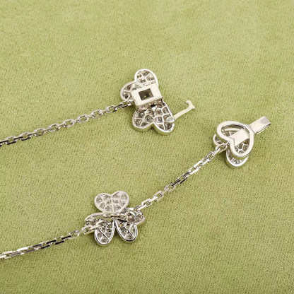 [⭐JeweliWhal]FRIVOLE SILVER 9 FLOWERS NECKLACE