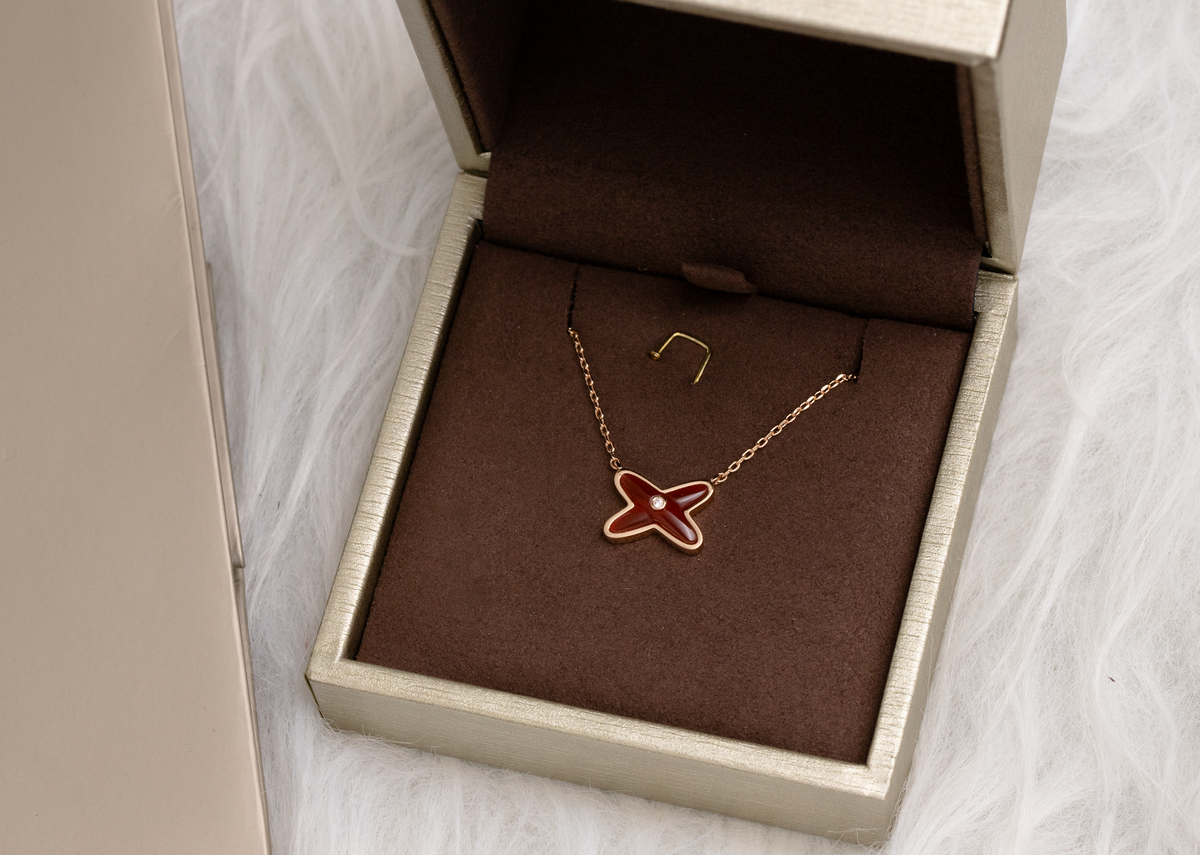 [⭐JeweliWhal]JEUX DE NECKLACE 1 DIAMOND