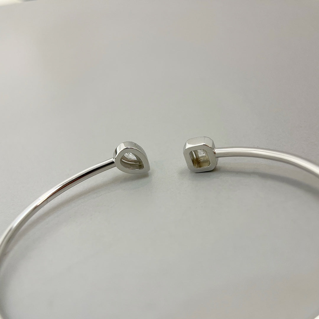 [⭐JeweliWhal]JONC FLEX MY TWIN TOI & MOI SILVER DIAMOND BRACELET