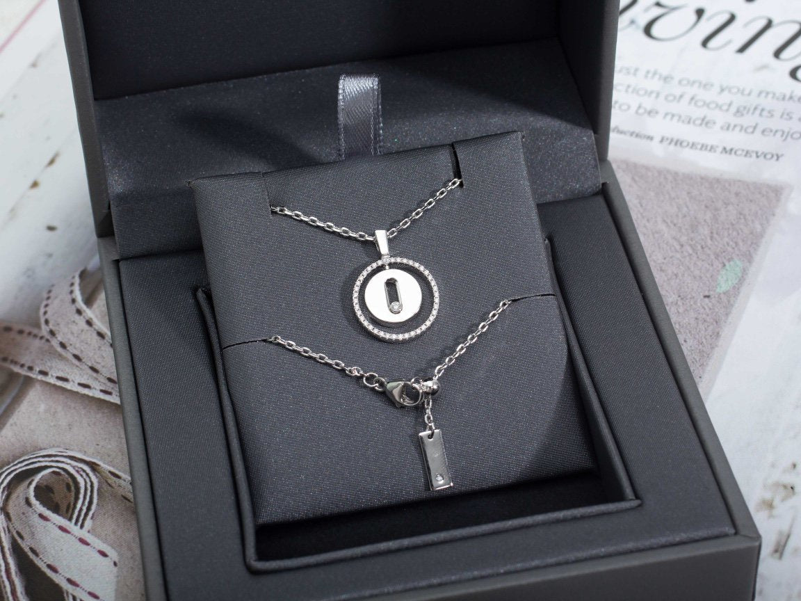 [⭐JeweliWhal]Demo MOVE PM NECKLACE SILVER DIAMOND