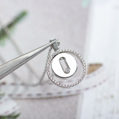 [⭐JeweliWhal]Demo MOVE PM NECKLACE SILVER DIAMOND