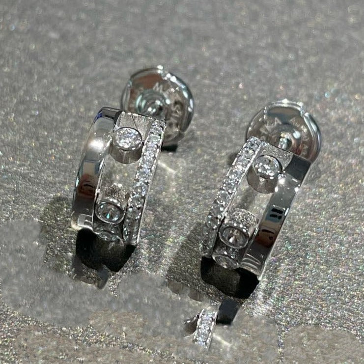 [⭐JeweliWhal]MOVE ROMANE EARRINGS DIAMOND
