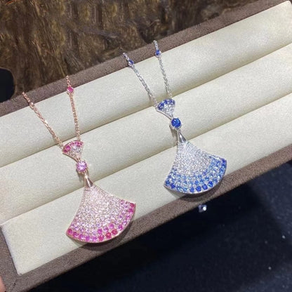 [⭐JeweliWhal]DREAM NECKLACK DIAMOND PINK GOLD