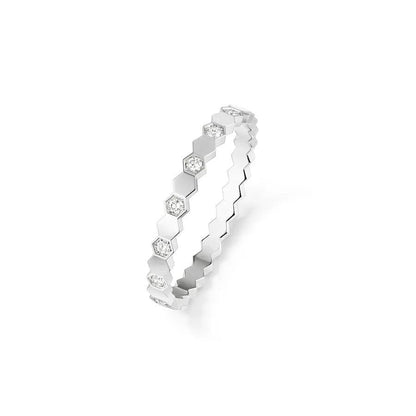 [⭐JeweliWhal]BEE LOVE RING SILVER DIAMOND