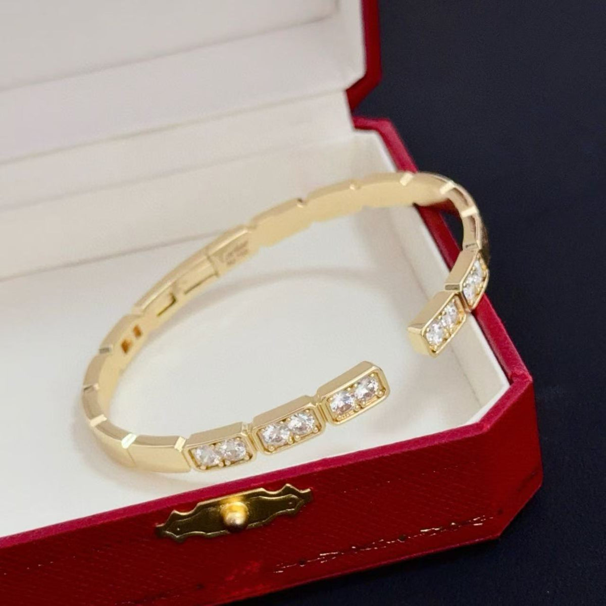 [⭐JeweliWhal jewelrys]LOVE DIAMOND OPEN  BRACELET