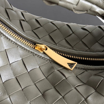 BOTTEGA VENETA 25S MINI JODIE 26 IN OLIVE GREEN CALFSKIN