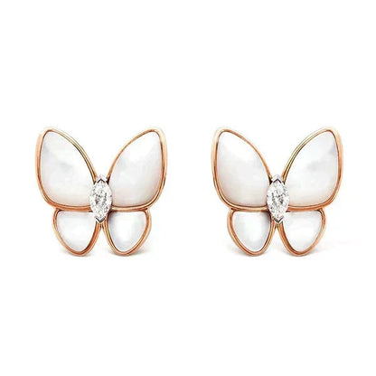 [⭐JeweliWhal]BUTTERFLY MOP DIAMOND EARRINGS