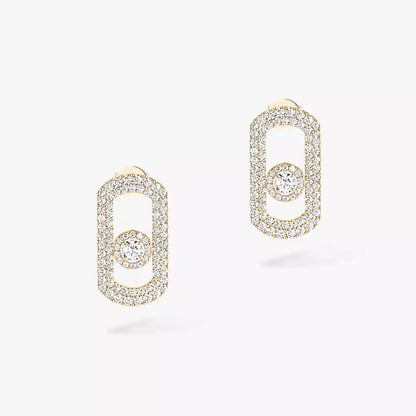[⭐JeweliWhal]So Move Pave_-Set Diamond Earrings in Silver
