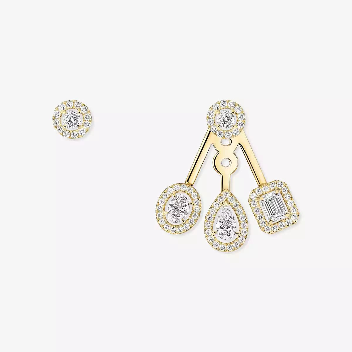 [⭐JeweliWhal] My Twin Trio  Diamond Earrings