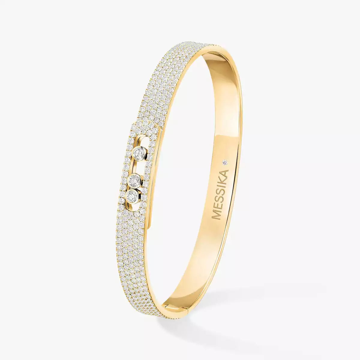 [⭐JeweliWhal]Move Noa Full Pavé Diamond Bangle Bracelet