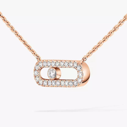 [⭐JeweliWhal]Diamond Necklace Move Uno