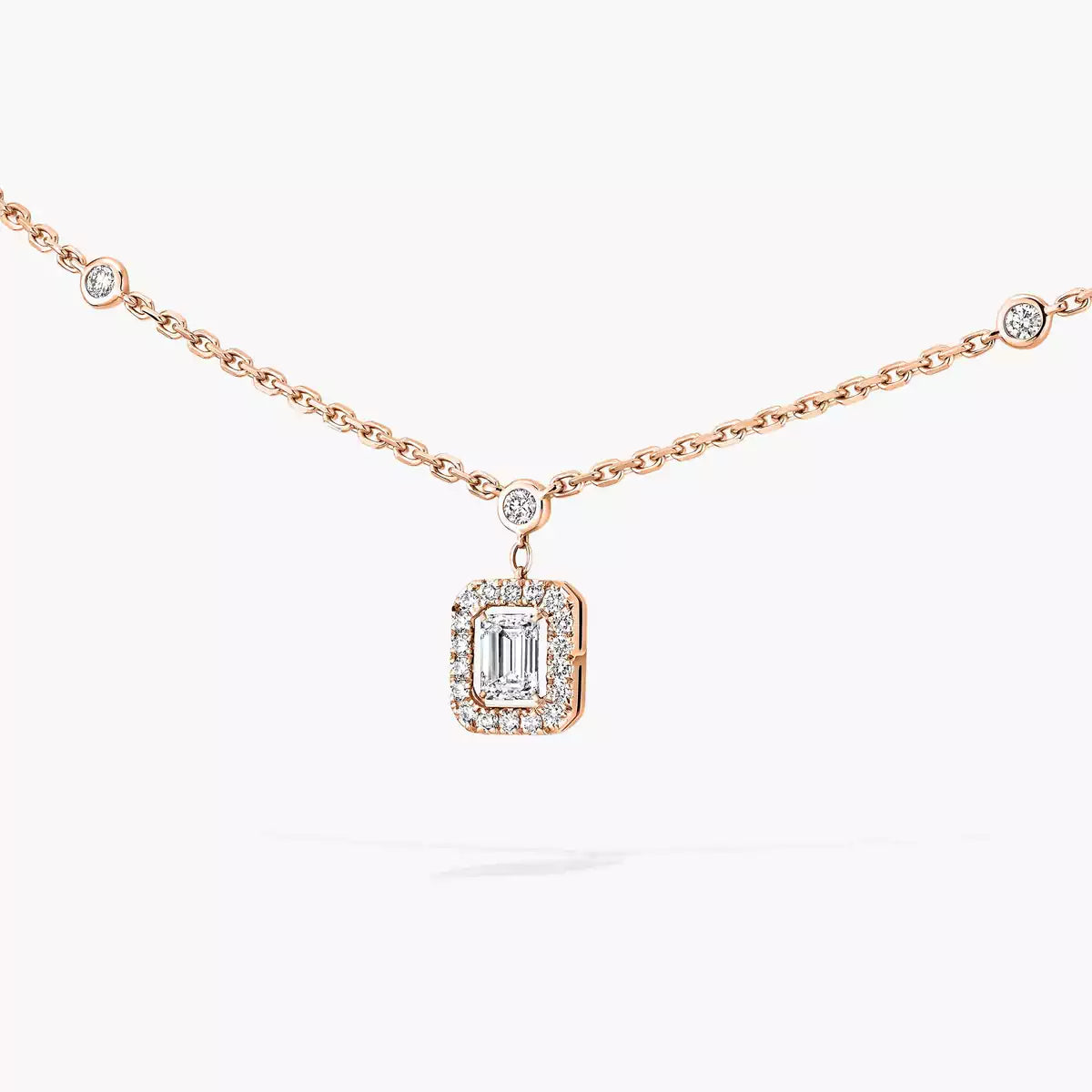 [⭐JeweliWhal]My Twin Diamond Necklace in Silver