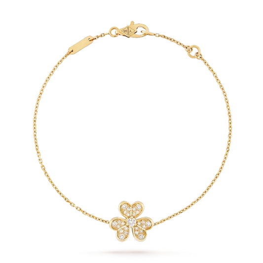 [⭐JeweliWhal]FRIVOLE GOLD FLOWER DIAMOND BRACELET