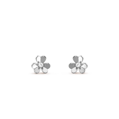 [⭐JeweliWhal]FRIVOLE MINI SILVER FLOWER EARRINGS