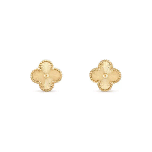 [⭐JeweliWhal]CLOVER MEDIUM 1 MOTIFS LASER EARRINGS
